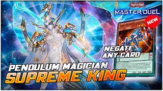 NEW OmniNegate Supreme King Pendulum Magician ft Disablaster  YuGiOh Master Duel [upl. by Claiborne]