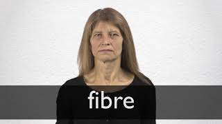 How to pronounce FIBRE in British English [upl. by Springer]