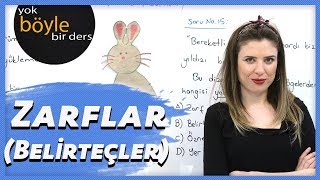 7Sınıf Türkçe  Zarflar Belirteçler [upl. by Ybbil]