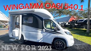 17’ Micro Class B RV WalkThrough  2023 Wingamm Oasi 5401 Luxury Promaster Camper Van [upl. by Michella]