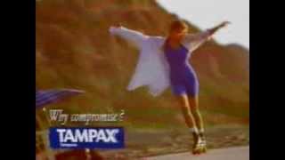 UK Tampax Advert  New Tampax Compak 1994 [upl. by Moth]