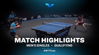 Abdullah Yigenler vs Yuta Tanaka  MS  WTT Contender Tunis 2022 Qual [upl. by Paderna]