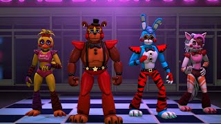 Meet The Glamrock Toys  FNaF SB Speed Art SFM [upl. by Asilat302]