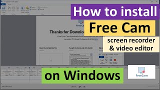 How to Install Free Cam on Windows [upl. by Morvin]