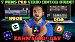 HOW TO BECOME A BEGINNERPRO VIDEO EDITOR TAMIL IN 2024  FULL STEP BY STEP GUIDE [upl. by Kinney779]