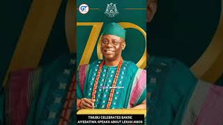 TINUBU CELEBRATES PST BAKAREAIYEDATIWA SALUTES AMOS gospelnews christianupdates shorts [upl. by Keefe]