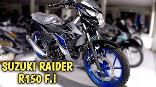 Suzuki RAIDER R150 FI Metallic Matte Fibroin Gray [upl. by Sheply]