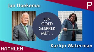 Een Goed Gesprek Met… Karlijn Waterman  Stichting Literair Haarlem  Pletterij [upl. by Nnylav214]