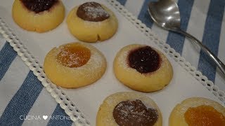 BISCOTTINI OVIS MOLLIS con nutella o marmellata [upl. by Grey]