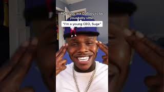 POV you ask DaBaby to be your babysitter old video lol [upl. by Brottman]