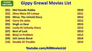 Gippy Grewal Movies List [upl. by Ennaillek589]