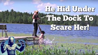 SWAMP MONSTER PRANK ON FISHING GIRL  Top Boyfriend and Girlfriend Pranks [upl. by Almond]