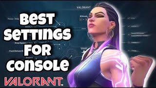 The BEST Settings for Console Valorant NONCLAW 120FPS [upl. by Dorin]