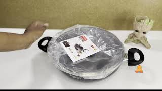 Prestige Omega Deluxe Granite Nonstick Round Base Kadaiblack26 Cm amp 325L unboxing prestige [upl. by Magdalena]