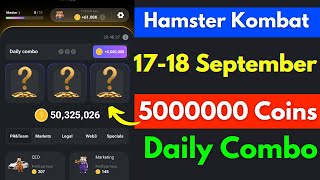 17 September daily combo  hamster kombat daily combo  17 September daily combo hamster kombat [upl. by Aihsar]