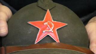 Helmet collection Soviet M15 Big star helmet [upl. by Dyoll883]