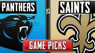 Panthers vs Saints  Game Picks 2024 [upl. by Onirotciv]