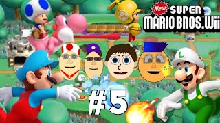 A Wild Rumble In The Jungle【New Super Mario Bros Wii  PART 5】 [upl. by Mosnar431]