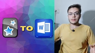 How to convert an Anki file into a word document [upl. by Belen]
