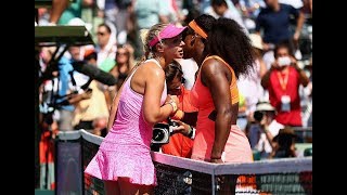 Serena Williams vs Sabine Lisicki Miami 2015 Highlights [upl. by Krissy790]