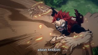 Kirishima menyelamatkan Mina dari Gigantomachia  Red Riot vs Gigantomachia  mha kirishima [upl. by Llyrehc]