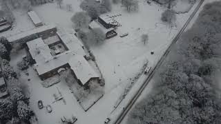 Skelmersdale drone snow day 16th January 2024 [upl. by Gillespie627]