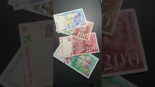 Банкноты Франции collection banknotes money [upl. by Chiou]