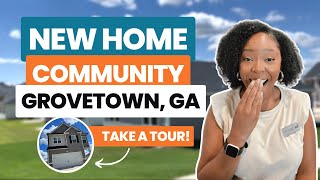 Moving To Grovetown GA  See This New Construction Home Tour [upl. by Constantia]