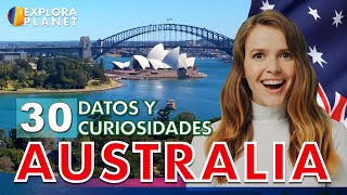 30 Curiosidades que no sabías de Australia  Conoce la Tierra del Sur [upl. by Aiciram]