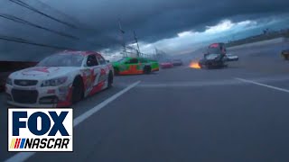 NASCAR Crash at Talladega  Watch Highlights from Drivers Viewpoint [upl. by Razec465]