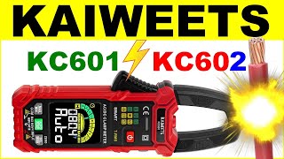 Pince amperemetrique multimètre testeur électronique électrique Kaiweets KC601 KC602 clamp meter [upl. by Pellegrini]