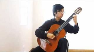 Dang Truong Giang plays Waltz in A minor Op Posth by Frederic Chopin Classic Guitar [upl. by Eidod764]