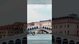 Rialto Bridge Venices Iconic Water Crossing imseeingtheworldcom [upl. by Stedmann]