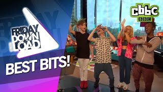 Friday Download presenters rap their best bits of series 9  CBBC [upl. by Timmi]