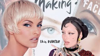 Recreating Lindas LEGENDARY Makeup by Kevyn Aucoin [upl. by Eenerb]