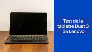 Évaluation de la tablette Duet 3 de Lenovo [upl. by Areip]