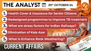 Current Affairs Today The Analyst 20 October 2024  Newspaper Analysis  Vajiram And Ravi [upl. by Nylrad]