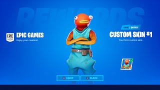 HOW TO CREATE YOUR OWN SKIN IN FORTNITE [upl. by Otilia]