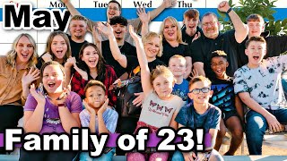 A Month With Our Family Of 23 [upl. by Elpmet]