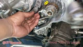 Lower Timing Chain installation  Toyota 1GDFTV [upl. by Gschu280]