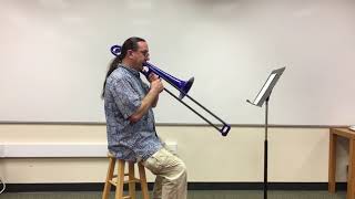 Ceremonium Trombone practice video  Mr Santucci [upl. by Jacquet818]