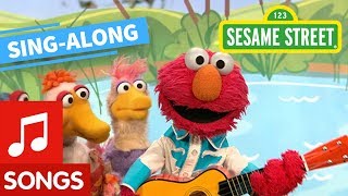 Sesame Street Elmos Ducks Lyric Video  Elmos Sing Along Series [upl. by Jarus113]