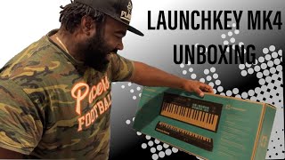 Unboxing the Novation Launchkey MK4  My First Step into Music Production and BeatMaking [upl. by Neufer]