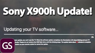 How To Update Sony X900H X90CH Firmware Now To Latest Version [upl. by Devehcoy]