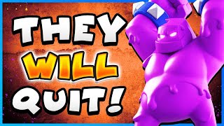 INSTANTLY ANNOY ANY OPPONENT BEST ELIXIR GOLEM DECK in CLASH ROYALE [upl. by Renee]