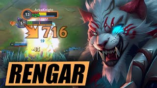 WILD RIFT RENGAR JUNGLE GAMEPLAY IN SEASON 10 BUILD amp RUNES [upl. by Noruq214]