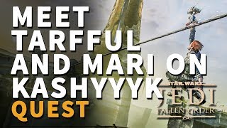 Meet Tarfful and Mari on Kashyyyk Star Wars Jedi Fallen Order [upl. by Darell]