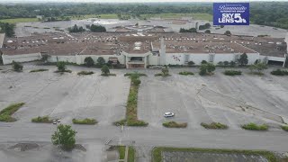 Old Jamestown Mall faces possible demolition after it catches fire Wednesday night [upl. by Neellek787]