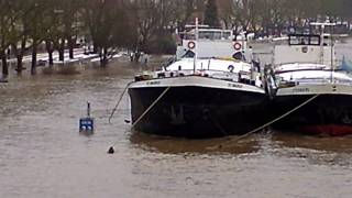 Hochwasser in Marktheidenfeld 11012011 [upl. by Leamhsi311]