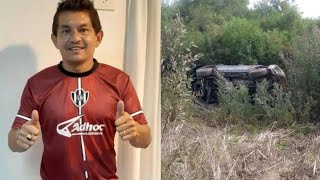 El grave accidente del quotPulgaquot Rodríguez chocó con su camioneta y fue derivado a terapia intensiva [upl. by Nylzaj]